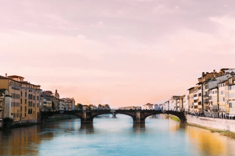 2 days in Florence itinerary Bridge Santa Trinita Florence