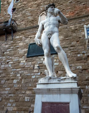 2 days in Florence itinerary Piazza della Signoria David Statue